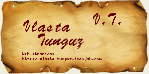Vlasta Tunguz vizit kartica